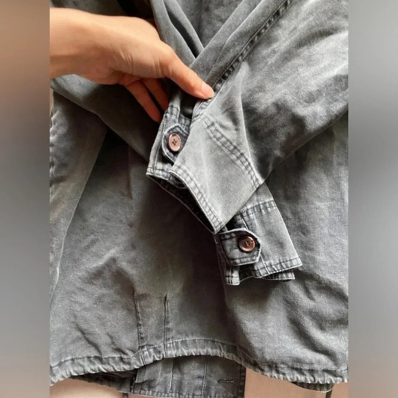 Vintage Brooks cargo zipper oversize jacket Sz M (22” PTP) - Picture 6 of 10